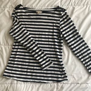 Banana republic striped tee
